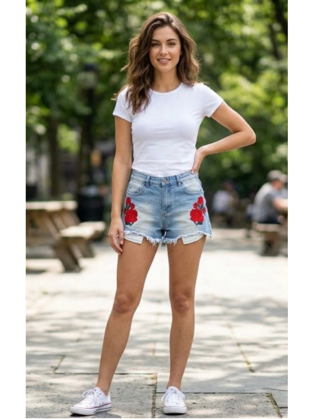 Urban Heritage high rise denim shorts size 9
